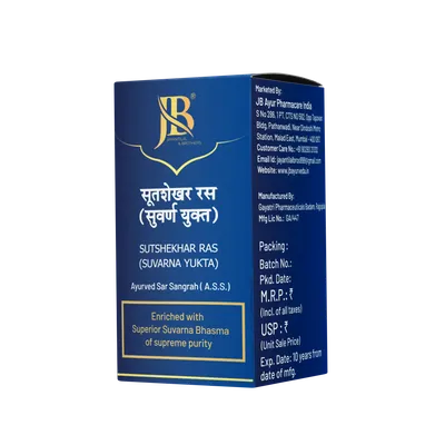 Sutsekhar Ras (Suvarna Yukta) – 10 TAB