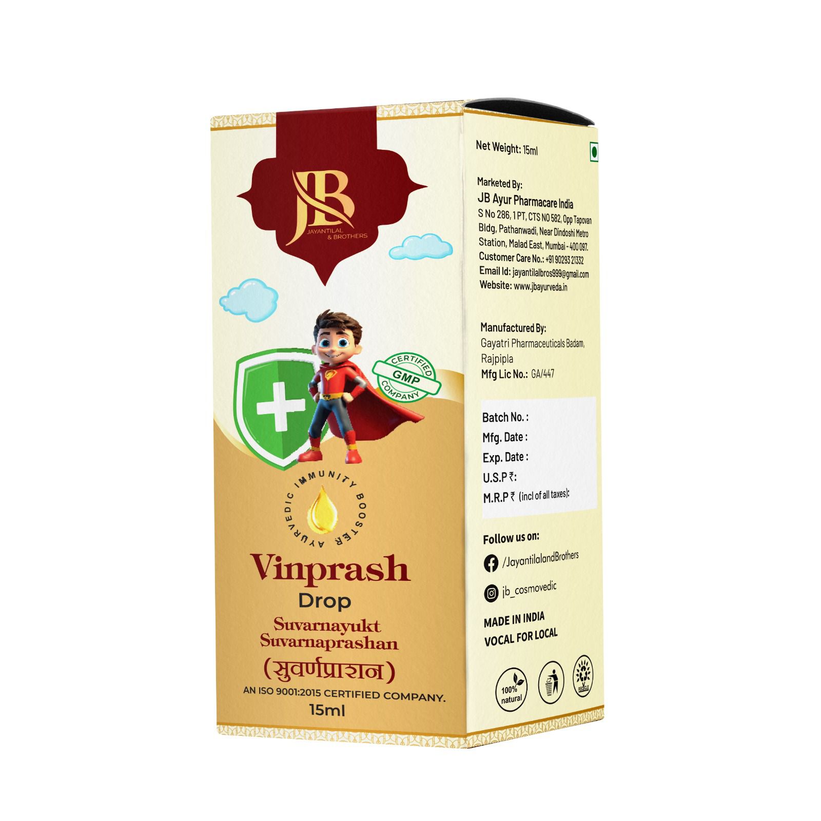 VINPRASH DROPS - 15 ml
